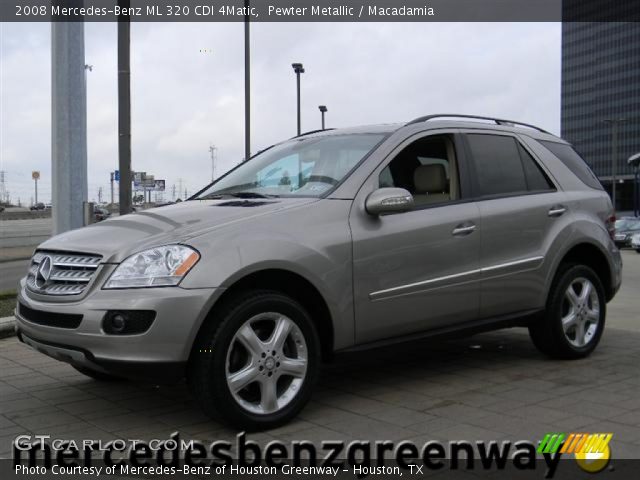 2008 Mercedes-Benz ML 320 CDI 4Matic in Pewter Metallic