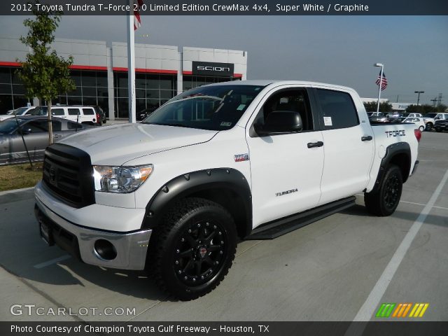 2012 Toyota Tundra T-Force 2.0 Limited Edition CrewMax 4x4 in Super White