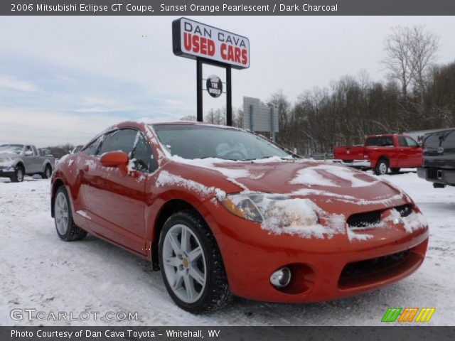 2006 Mitsubishi Eclipse GT Coupe in Sunset Orange Pearlescent