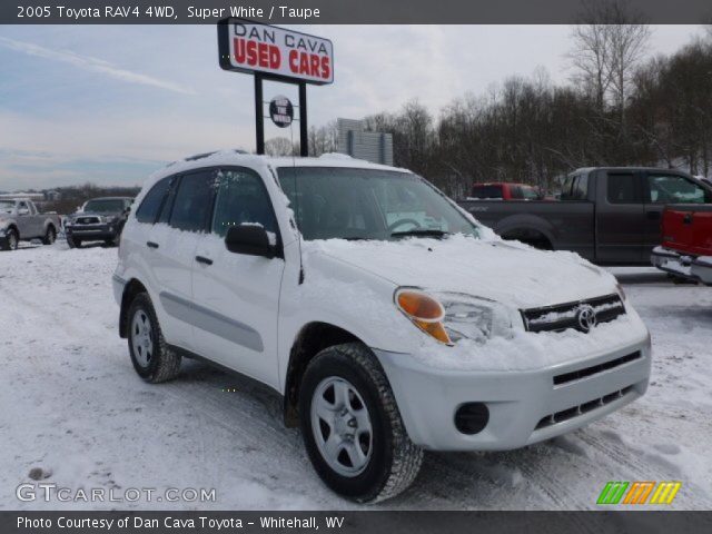 2005 Toyota RAV4 4WD in Super White