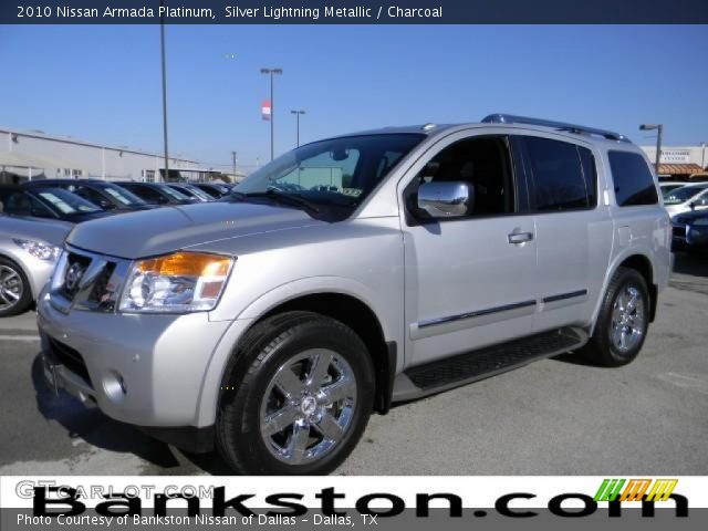2010 Nissan Armada Platinum in Silver Lightning Metallic