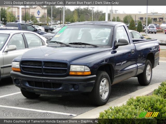 2001 Dodge Dakota Sport Regular Cab in Patriot Blue Pearl