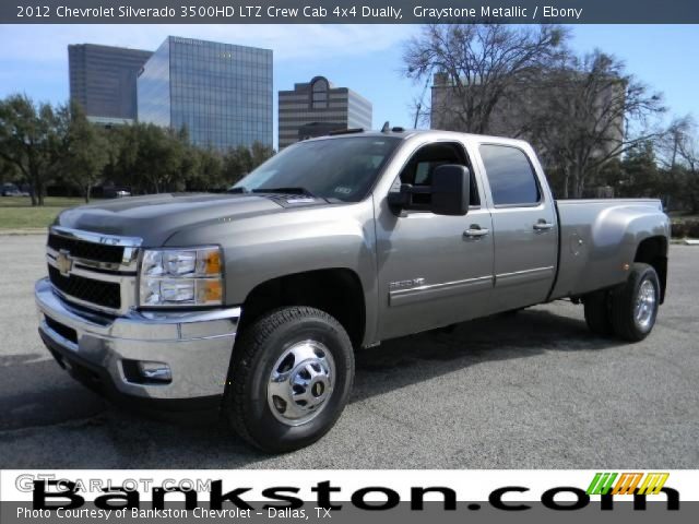 2012 Chevrolet Silverado 3500HD LTZ Crew Cab 4x4 Dually in Graystone Metallic
