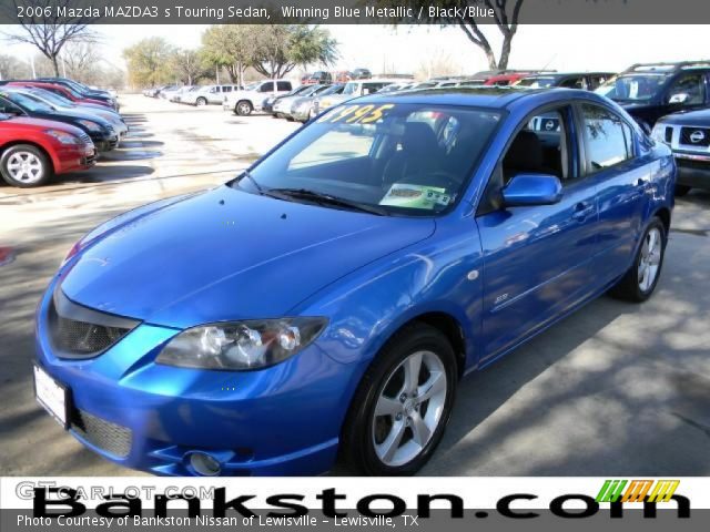 2006 Mazda MAZDA3 s Touring Sedan in Winning Blue Metallic