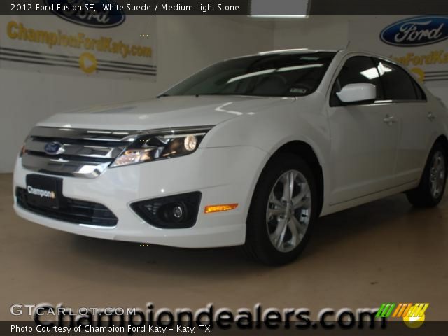 2012 Ford Fusion SE in White Suede