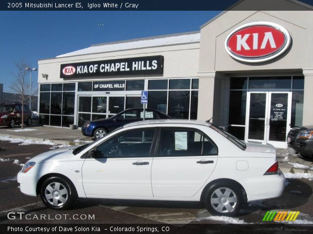 2005 Mitsubishi Lancer ES in Igloo White