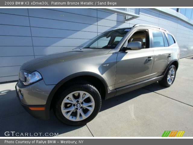 2009 BMW X3 xDrive30i in Platinum Bronze Metallic
