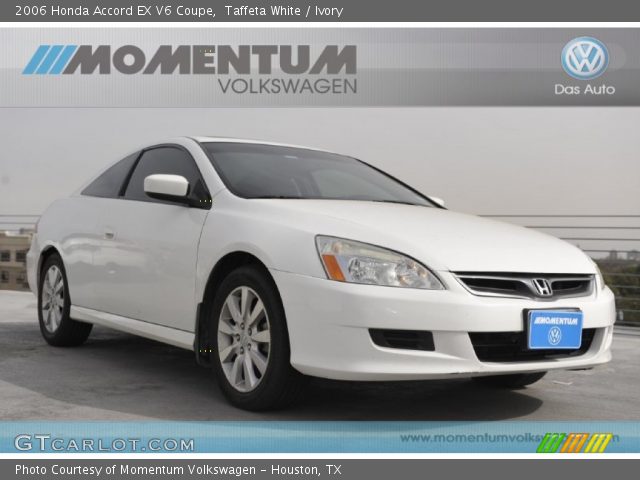 2006 Honda Accord EX V6 Coupe in Taffeta White