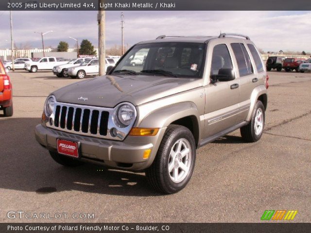 2005 Jeep Liberty Limited 4x4 in Light Khaki Metallic