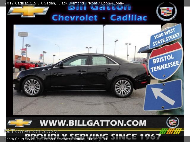 2012 Cadillac CTS 3.6 Sedan in Black Diamond Tricoat