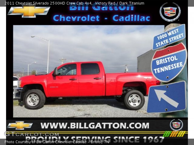 2011 Chevrolet Silverado 2500HD Crew Cab 4x4 in Victory Red