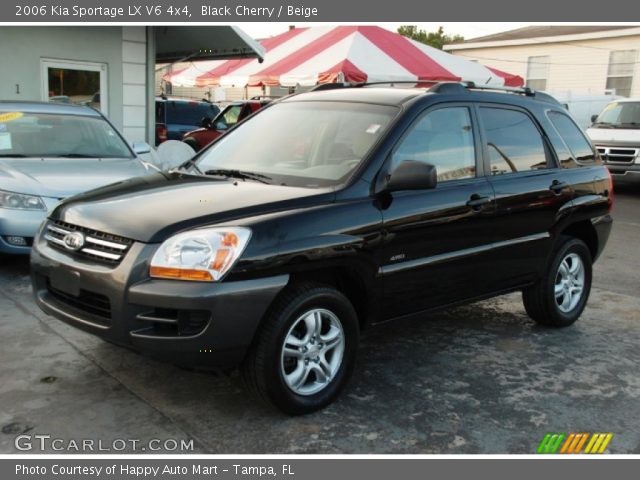 2006 Kia Sportage LX V6 4x4 in Black Cherry