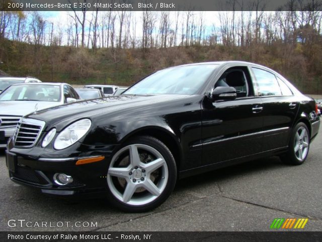 2009 Mercedes-Benz E 350 4Matic Sedan in Black