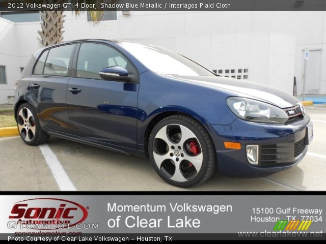 2012 Volkswagen GTI 4 Door in Shadow Blue Metallic