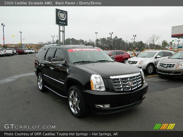 2009 Cadillac Escalade AWD in Black Raven