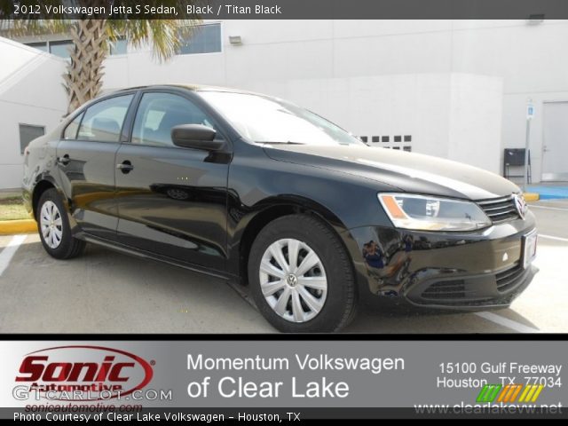 2012 Volkswagen Jetta S Sedan in Black