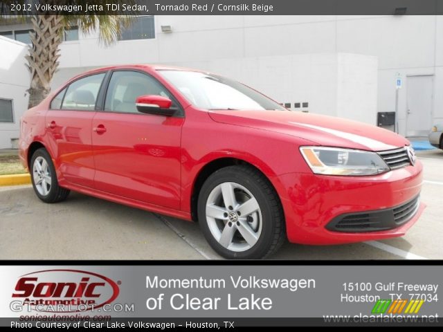 2012 Volkswagen Jetta TDI Sedan in Tornado Red