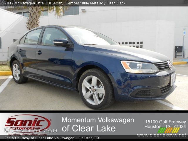 2012 Volkswagen Jetta TDI Sedan in Tempest Blue Metallic