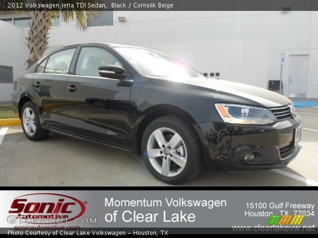 2012 Volkswagen Jetta TDI Sedan in Black