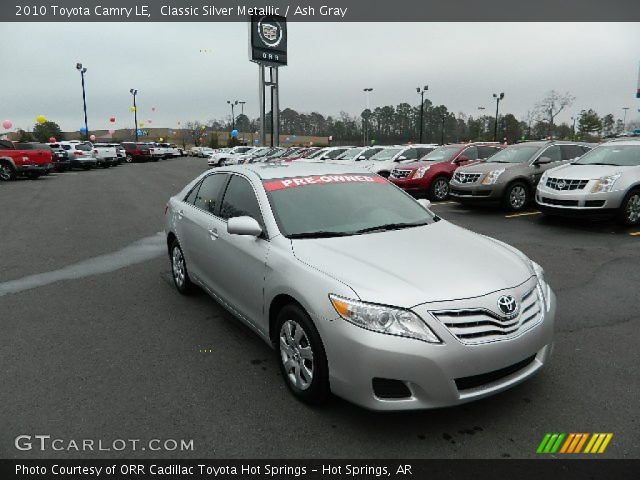 2010 Toyota Camry LE in Classic Silver Metallic