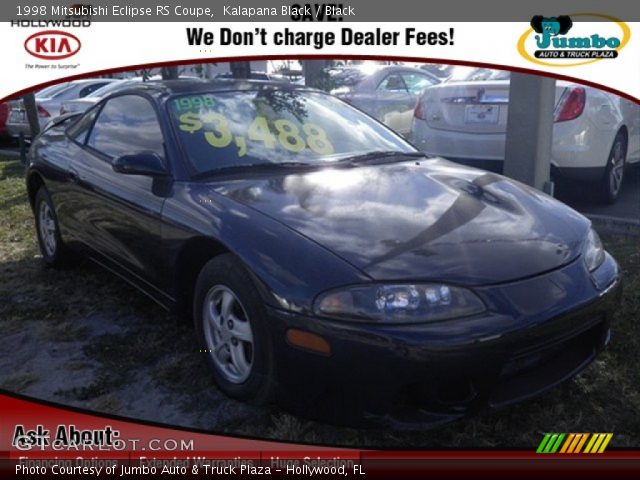 1998 Mitsubishi Eclipse RS Coupe in Kalapana Black