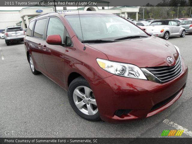2011 Toyota Sienna LE in Salsa Red Pearl