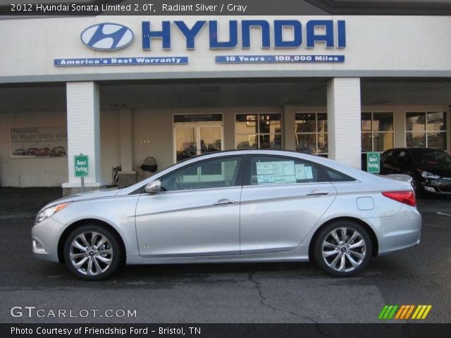 2012 Hyundai Sonata Limited 2.0T in Radiant Silver