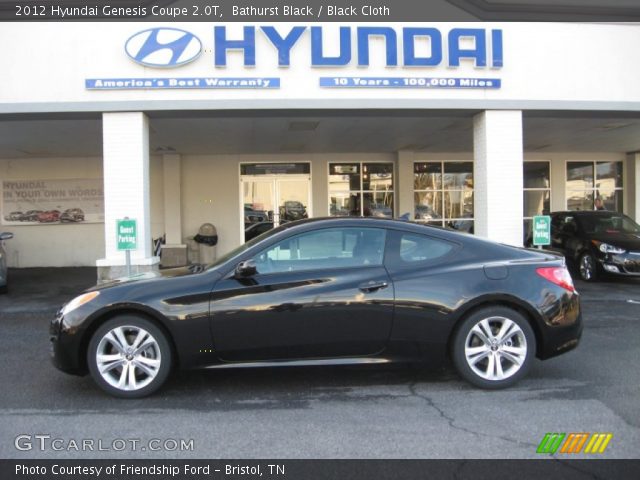 2012 Hyundai Genesis Coupe 2.0T in Bathurst Black