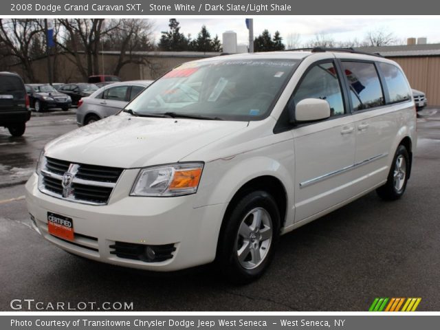 2008 Dodge Grand Caravan SXT in Stone White