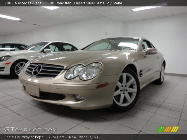 2003 Mercedes-Benz SL 500 Roadster in Desert Silver Metallic