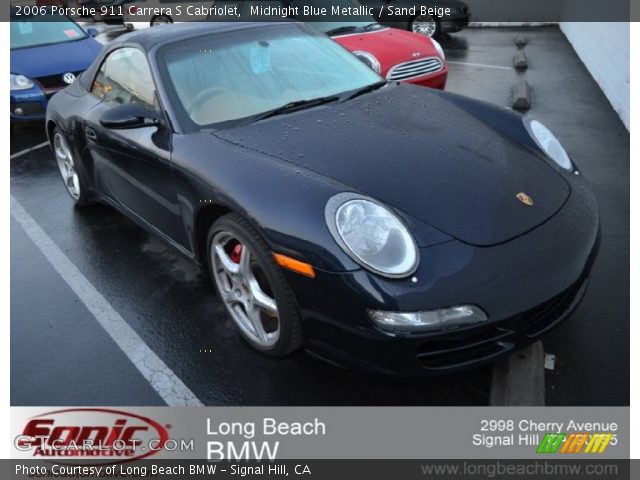 2006 Porsche 911 Carrera S Cabriolet in Midnight Blue Metallic