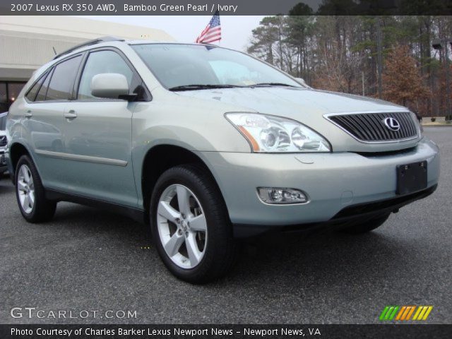 2007 Lexus RX 350 AWD in Bamboo Green Pearl