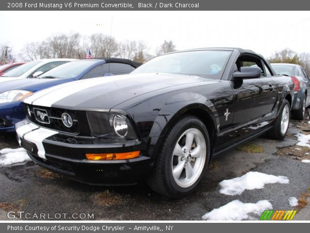 2008 Ford Mustang V6 Premium Convertible in Black