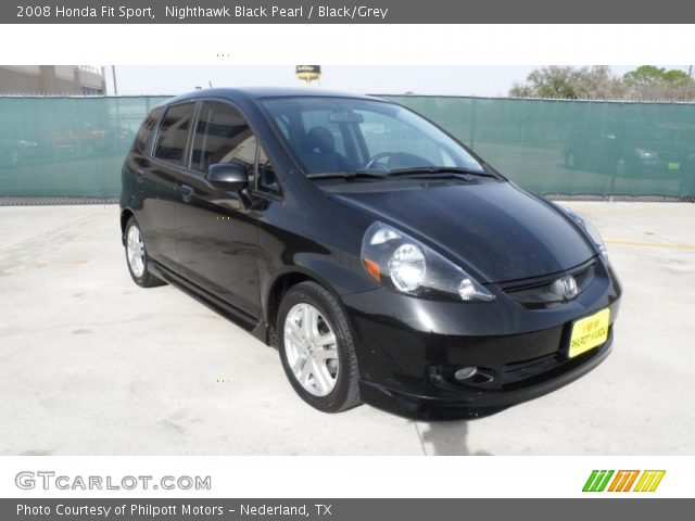 2008 Honda Fit Sport in Nighthawk Black Pearl