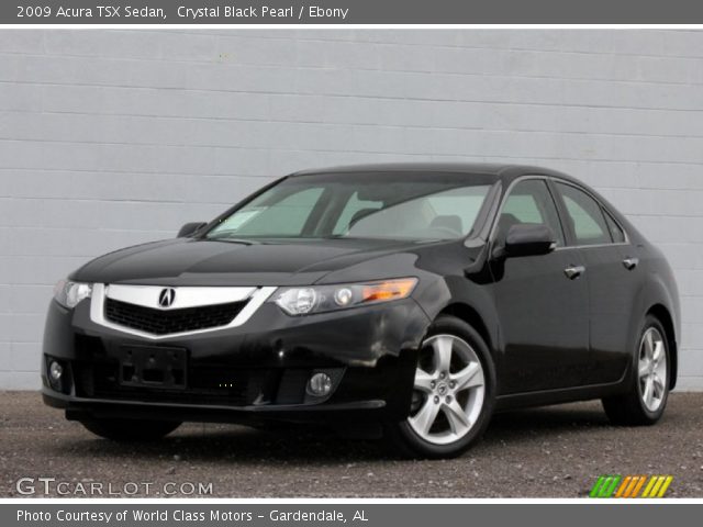 2009 Acura TSX Sedan in Crystal Black Pearl