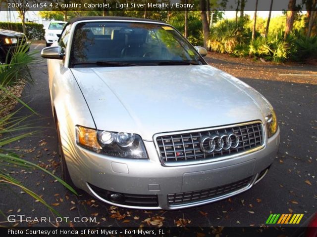 2005 Audi S4 4.2 quattro Cabriolet in Light Silver Metallic