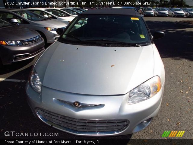 2002 Chrysler Sebring Limited Convertible in Brilliant Silver Metallic