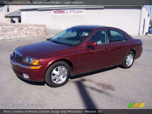2002 Lincoln LS V8 in Autumn Red Metallic