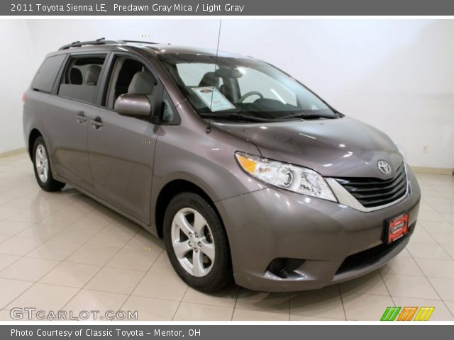 2011 Toyota Sienna LE in Predawn Gray Mica