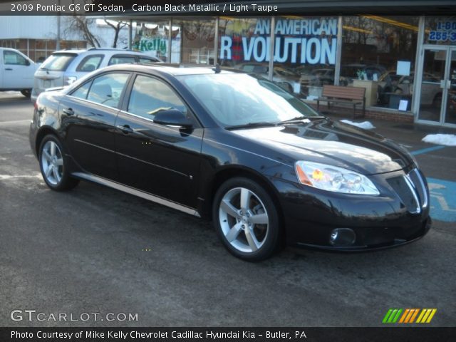 2009 Pontiac G6 GT Sedan in Carbon Black Metallic