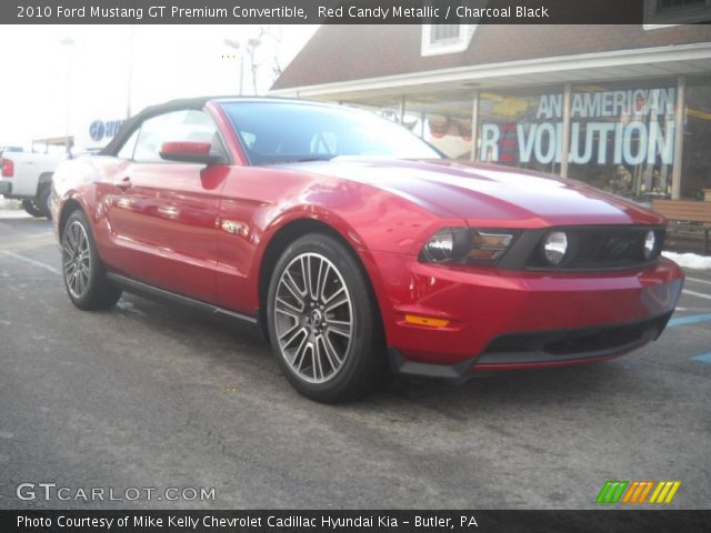 2010 Ford Mustang GT Premium Convertible in Red Candy Metallic