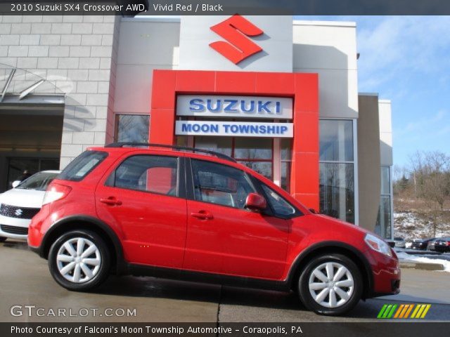 2010 Suzuki SX4 Crossover AWD in Vivid Red