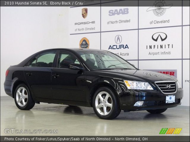 2010 Hyundai Sonata SE in Ebony Black