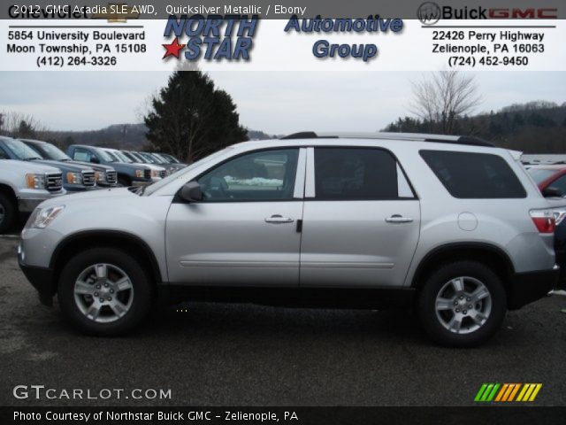 2012 GMC Acadia SLE AWD in Quicksilver Metallic