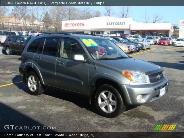 2004 Toyota RAV4 4WD in Everglade Green Metallic