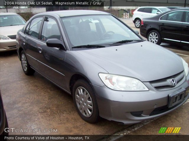 2004 Honda Civic LX Sedan in Magnesium Metallic