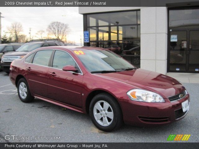 2009 Chevrolet Impala LT in Red Jewel Tintcoat