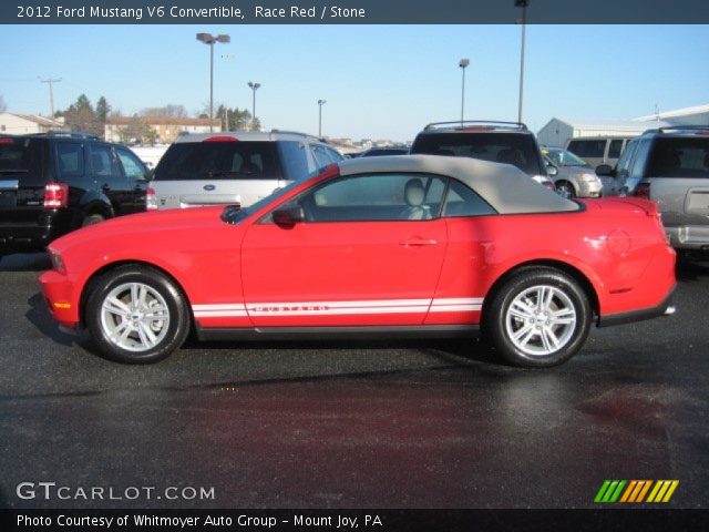 2012 Ford Mustang V6 Convertible in Race Red