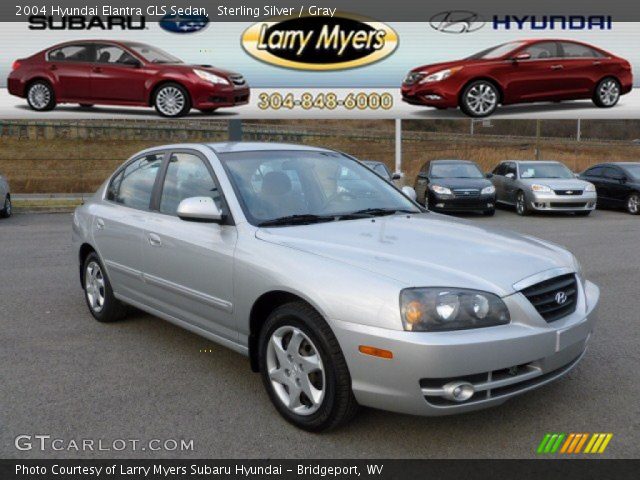 2004 Hyundai Elantra GLS Sedan in Sterling Silver