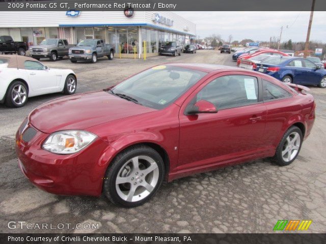2009 Pontiac G5 GT in Performance Red Tintcoat
